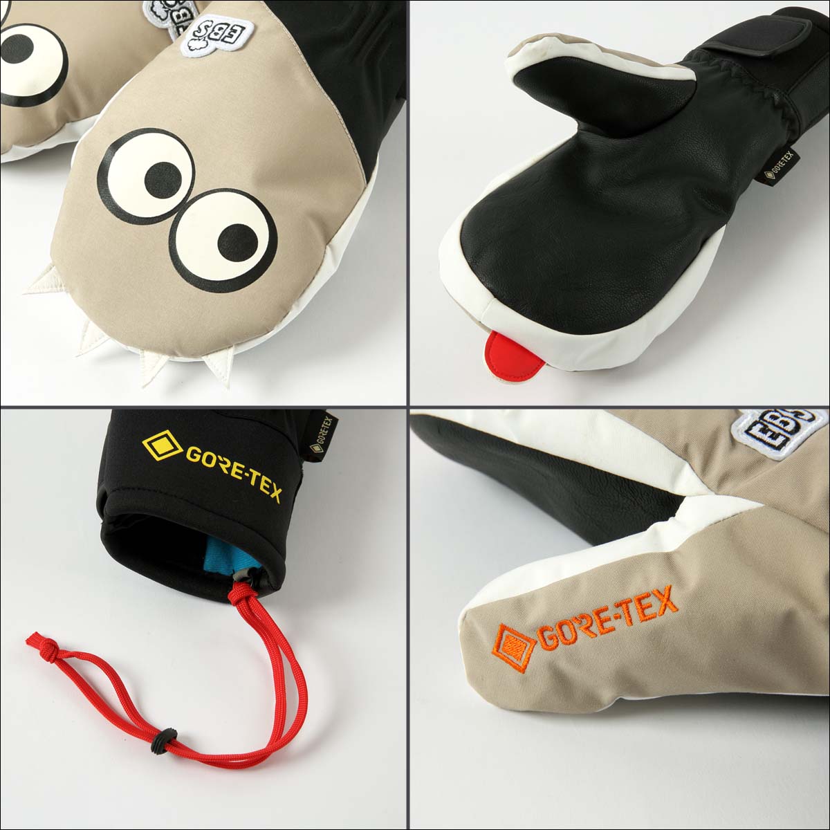 eb's 24/25 エビス スノグローブ GORE-TEX KEMONOCHAN 手袋