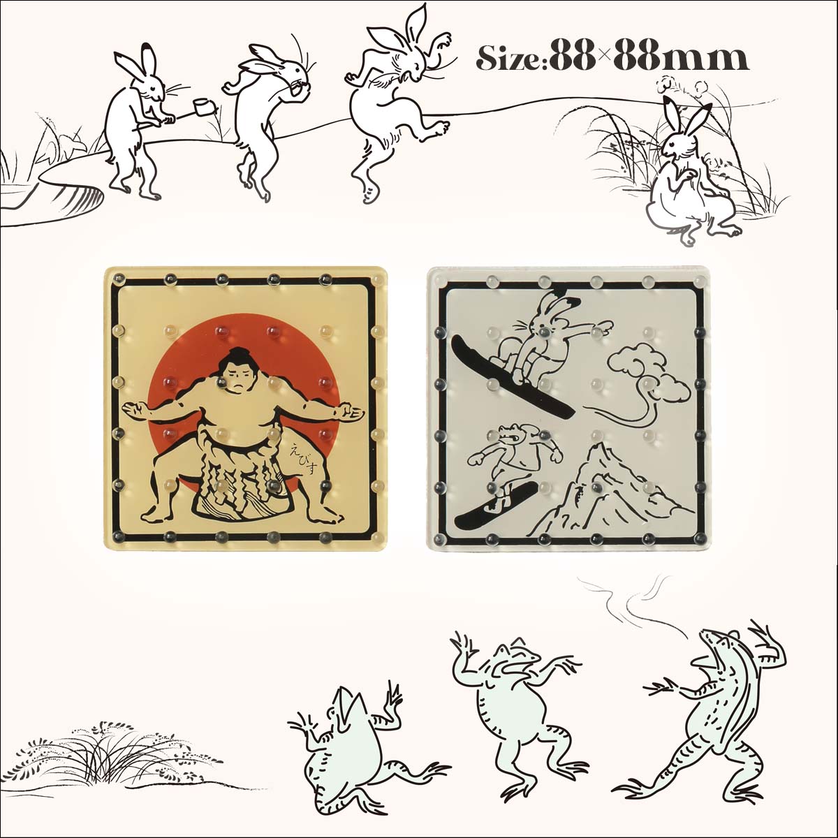 eb's（エビス） 25/26 スノー デッキパッド 滑り止め スタンプ 日本