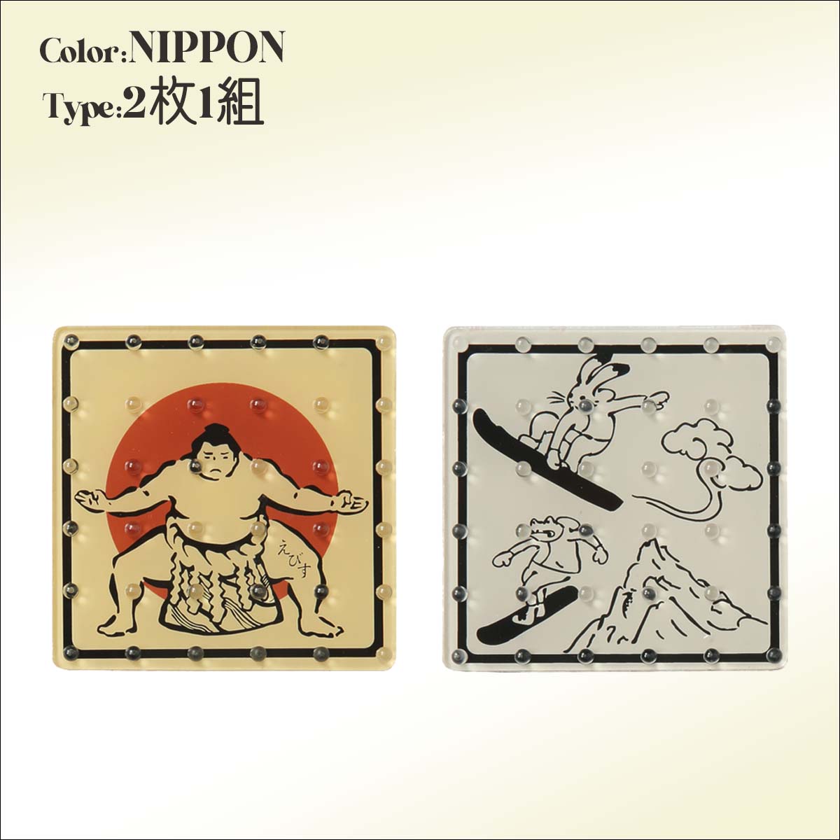 eb's（エビス） 25/26 スノー デッキパッド 滑り止め スタンプ 日本