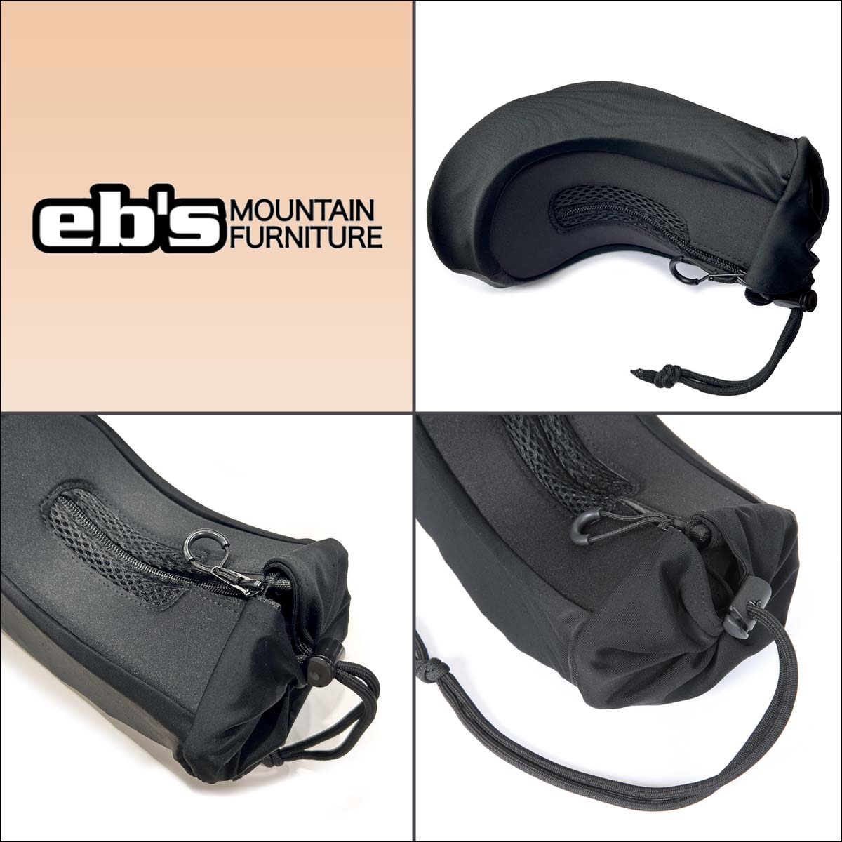 eb's（エビス） 25/26 スノー ゴーグルケース カバー 薄型 ソフト