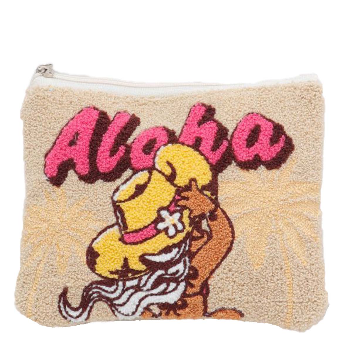 KahiKo カヒコ AMサガラポーチ 小物入れ もこもこ サガラ刺しゅう