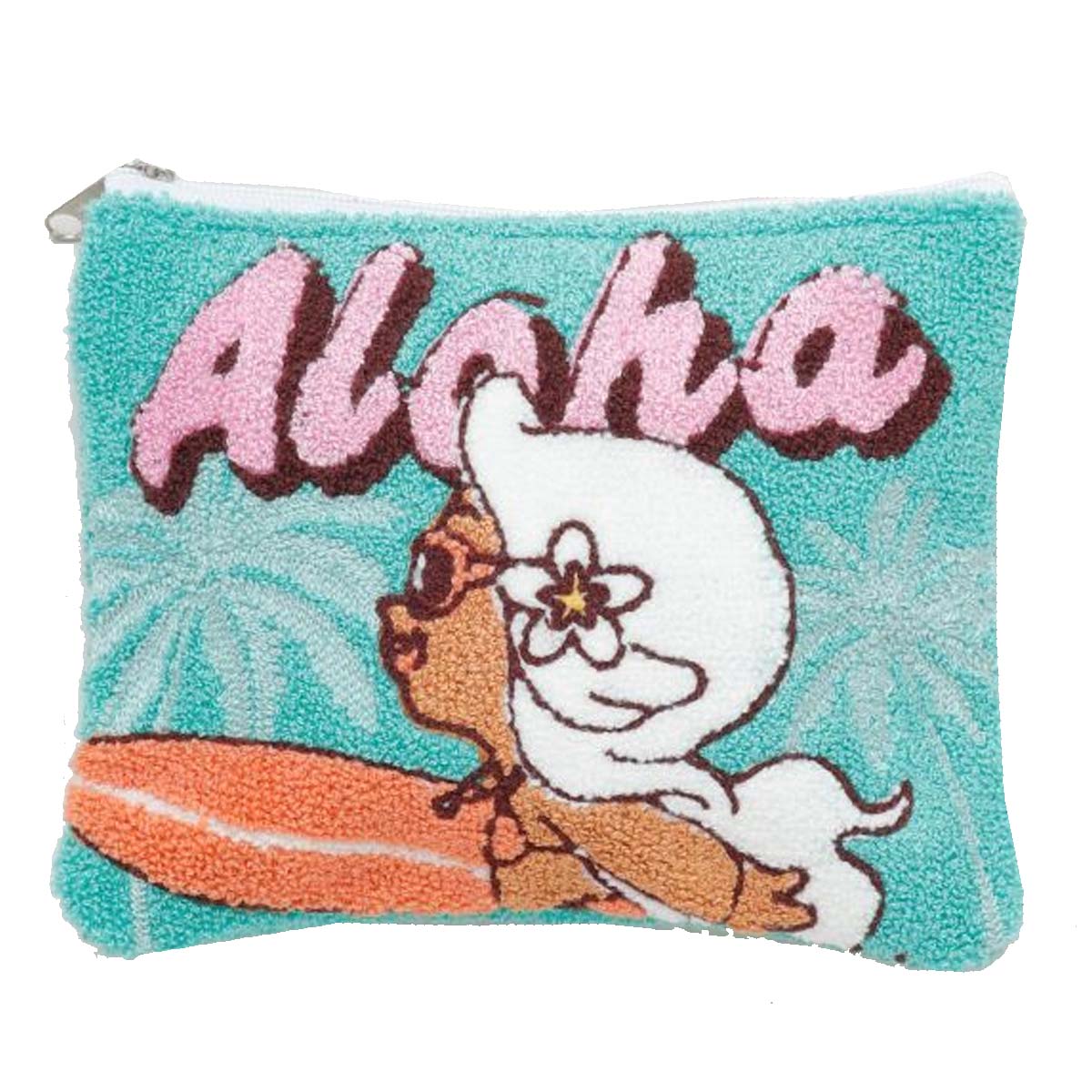 KahiKo カヒコ AMサガラポーチ 小物入れ もこもこ サガラ刺しゅう