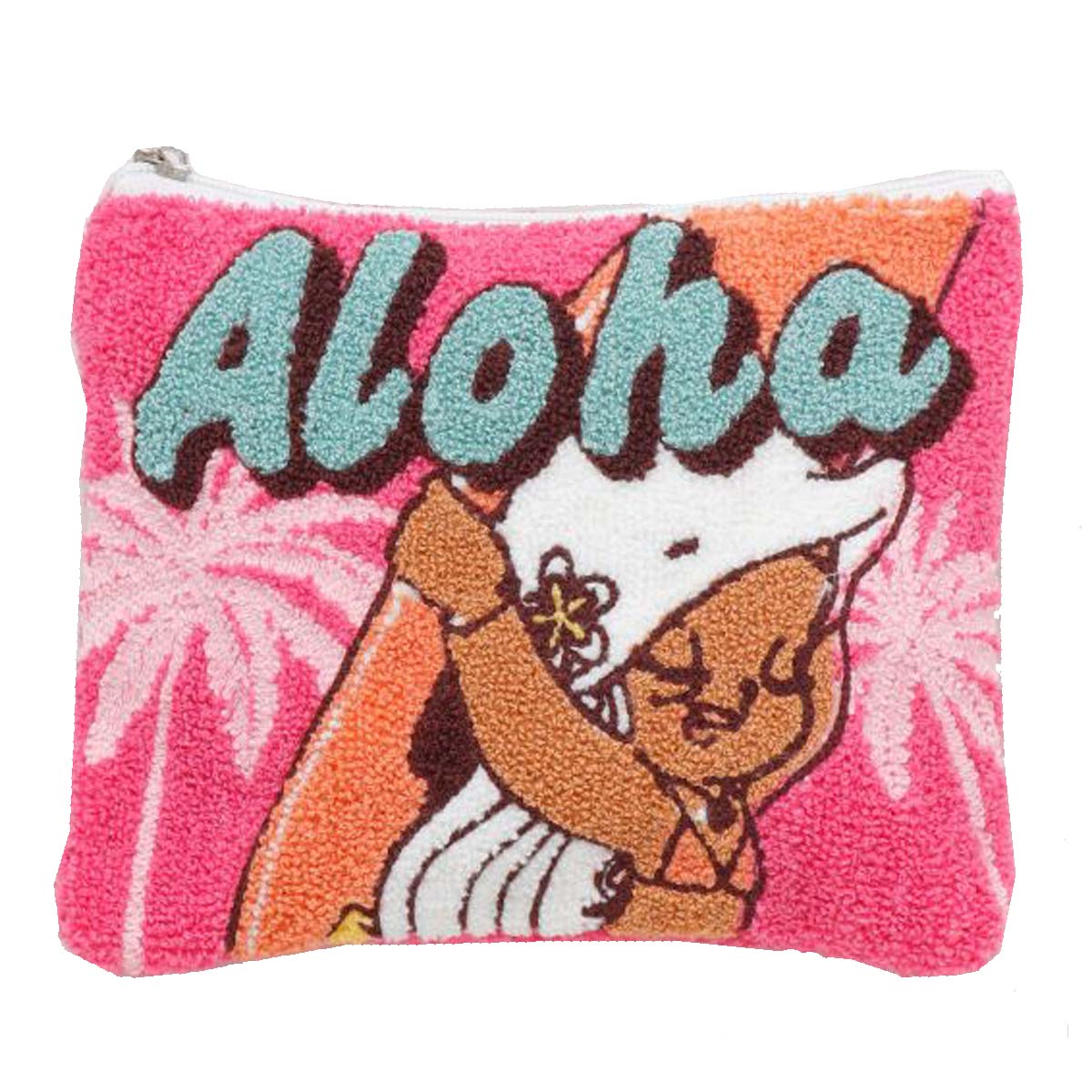 KahiKo カヒコ AMサガラポーチ 小物入れ もこもこ サガラ刺しゅう