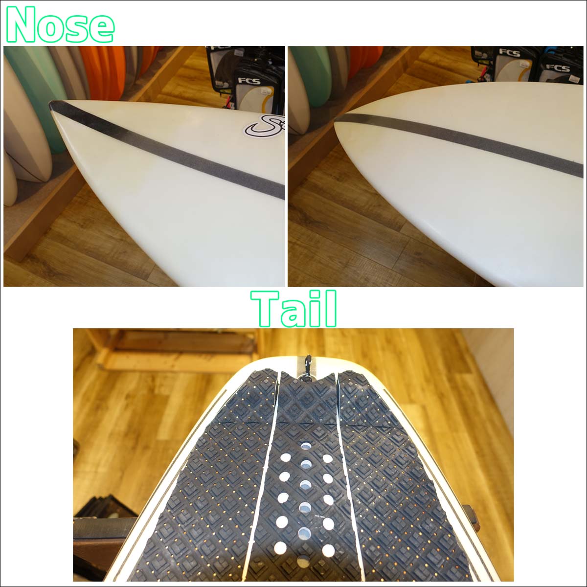 中古】 サーフボード ショートボード INSPIRE インスパイア BEAT 5'10