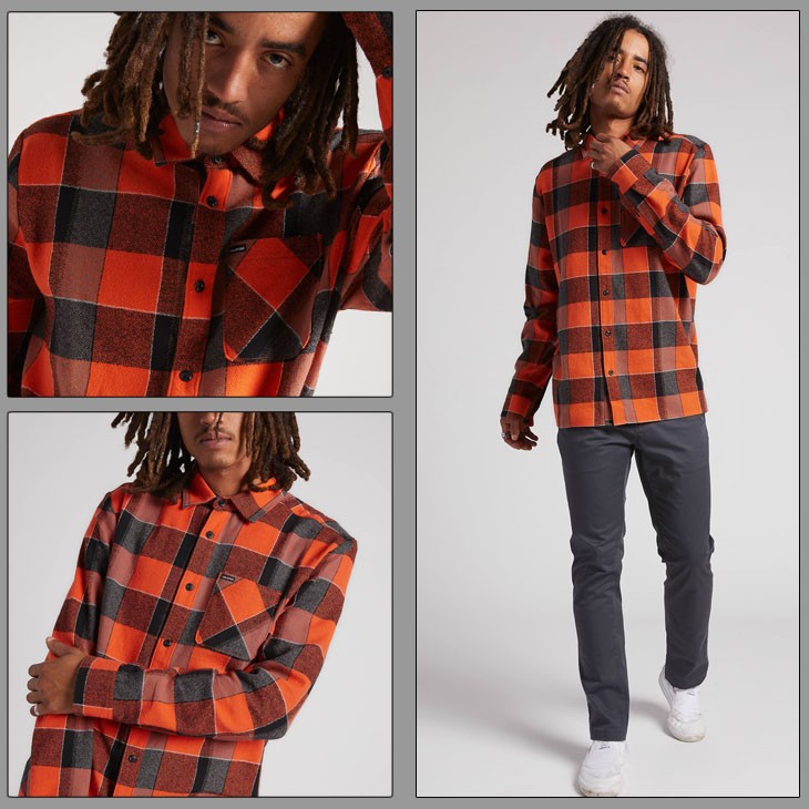 volcom - ボルコム 長袖チェックシャツ VOLCOM ボルコム 長袖シャツ メンズ ネルシャツ チェック