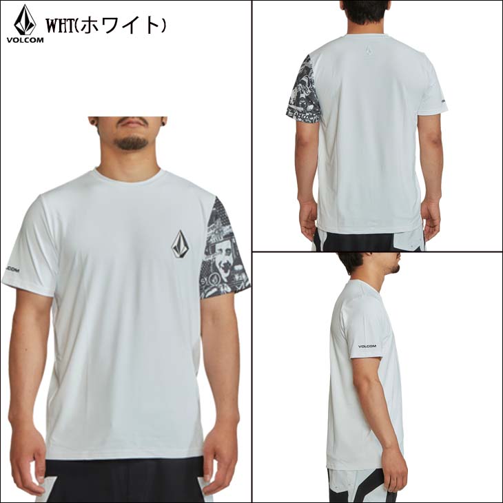 22 SS VOLCOM ボルコム 半袖ラッシュ JPN COLLAGE SS ラッシュガード ...