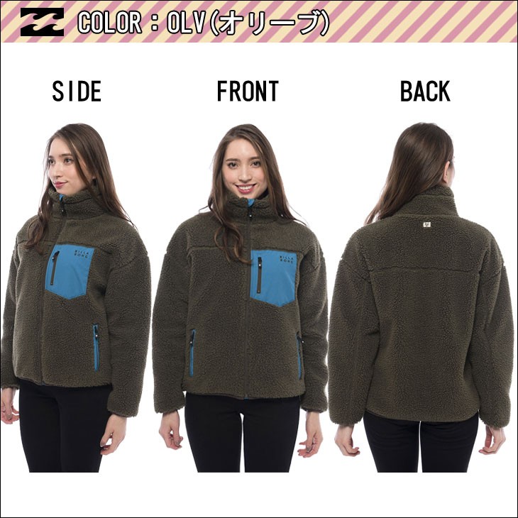 BILLABONG（ビラボン） 19 BILLABONG ジャケット ボア フリース 