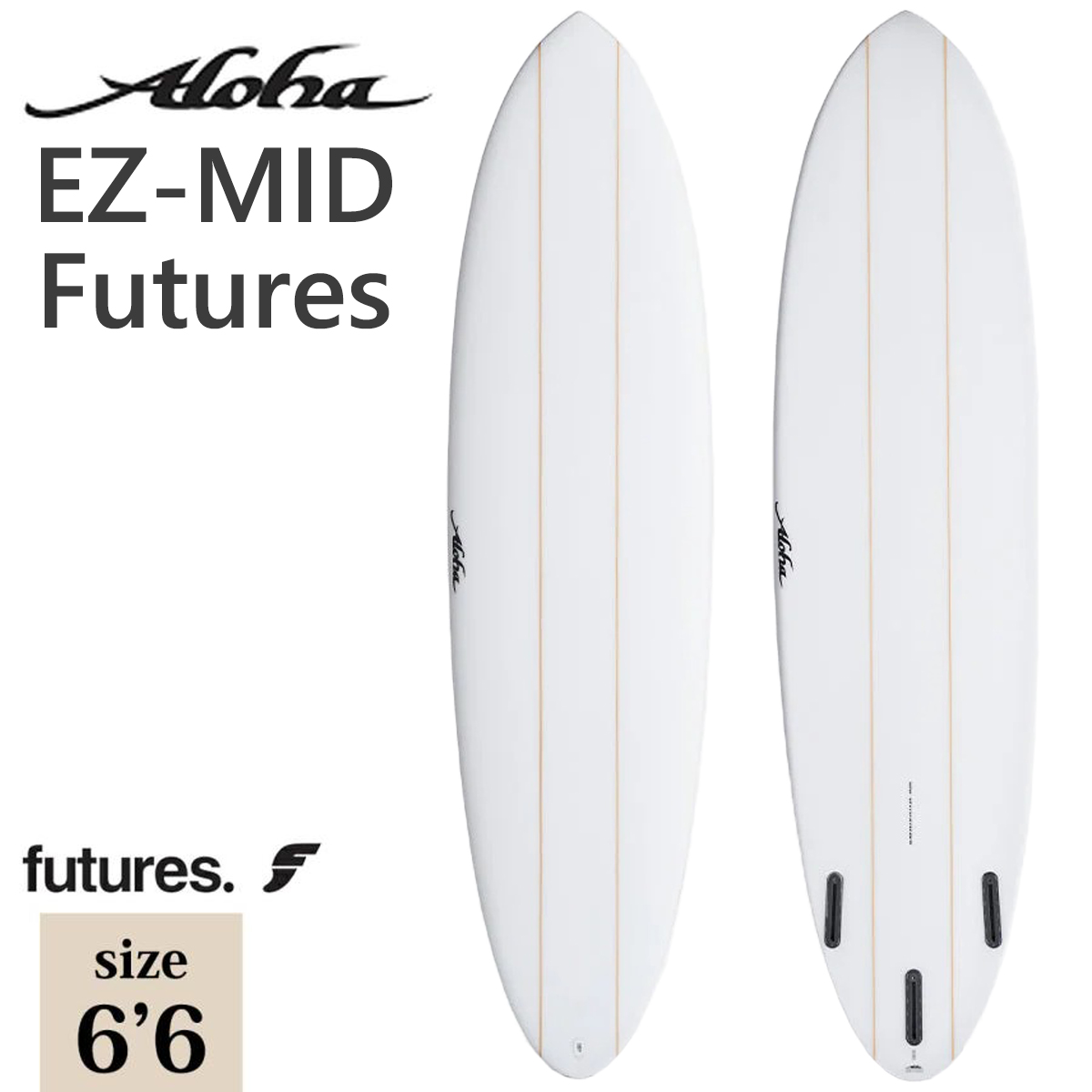 ALOHA SURFBOARDS アロハ サーフボード 6'2\