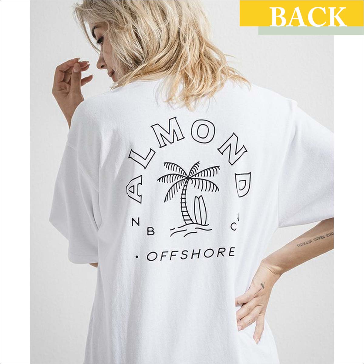 23 SS Almond アーモンド OFFSORE オフショア コラボTシャツ