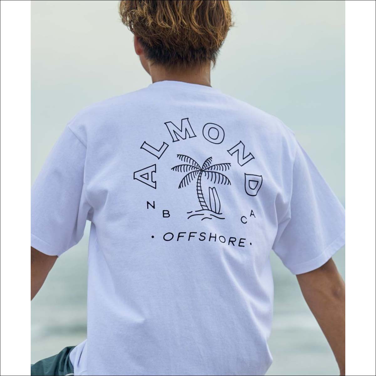 23 SS Almond アーモンド OFFSORE オフショア コラボTシャツ