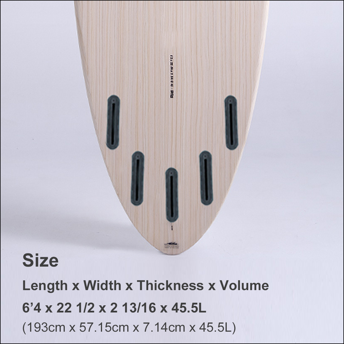 25 ALOHA SURFBOARDS アロハ サーフボード SKEGG 6'4 エコスキン