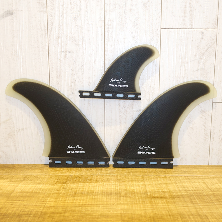 Shapers Asher Pacey サーフボードフィン 3枚セット Asher Pacey Twin Fins | Ride Like A Pro | Shapers Surf