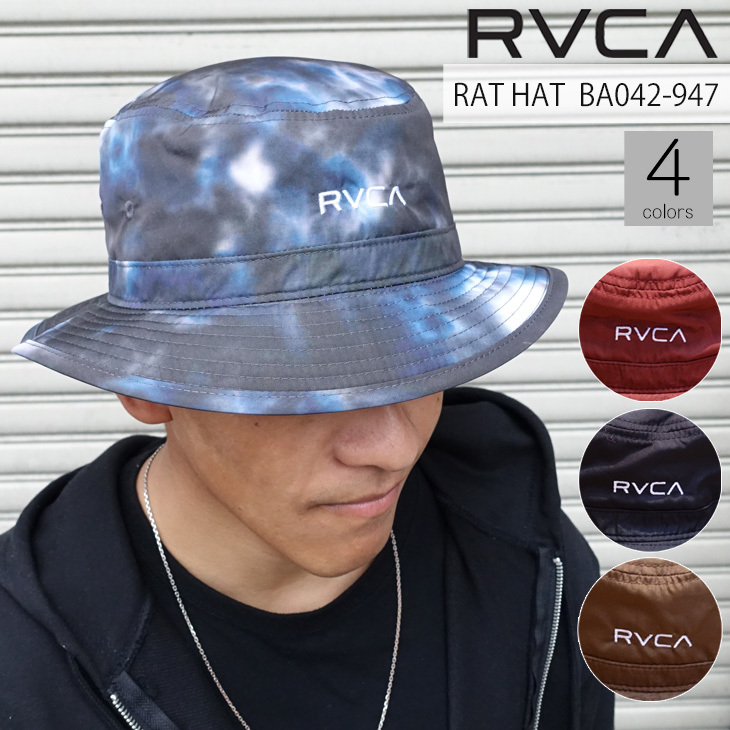 新品 RVCAルーカ 撥水加工 バケットハット 黒ブラック fkip.unmul.ac.id