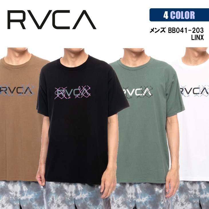 【RVCA】メンズ LINX Tシャツ【2021年春夏モデル】 RVCA 21 ルーカ Tシャツ LINX 半袖 Tシャツ メンズ 2021年春夏