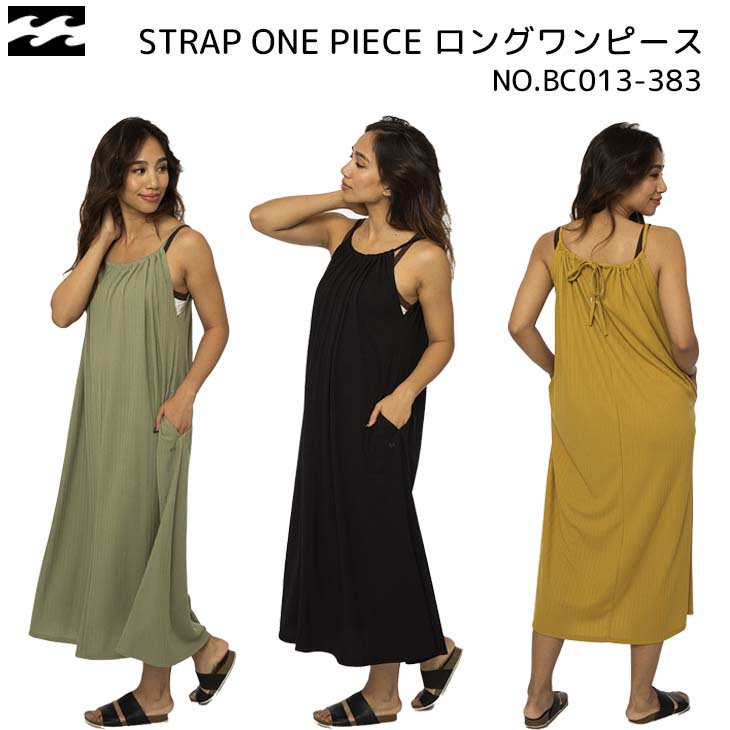 22 BILLABONG ビラボン オールインワン STRAP ONE PIECE ワンピース 袖なし ドレス レディース 2022年春夏 品番  BC013383 BC013-383 日本正規品