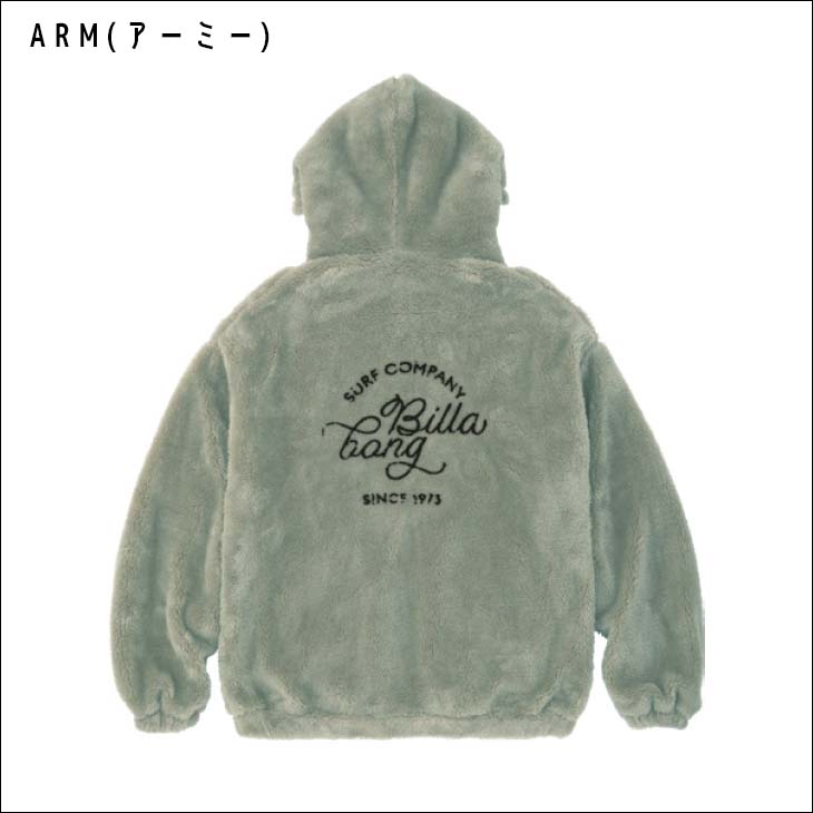 BILLABONG（ビラボン） 22 BILLABONG パーカー FUR ZIP JACKET PARKA