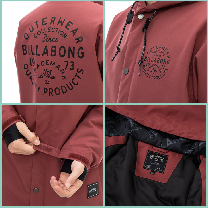 22/23 BILLABONG ビラボン スノーウェア INSULATED COACH JKT 防水 透