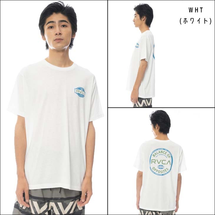 RVCA 22 ルーカ Tシャツ BALANCE SEAL ST トップス ロゴT メンズ