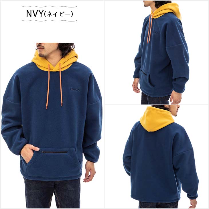 RVCA（ルーカ） 22-23 RVCA パーカー DOUBLE FLEECE HOODIE メンズ