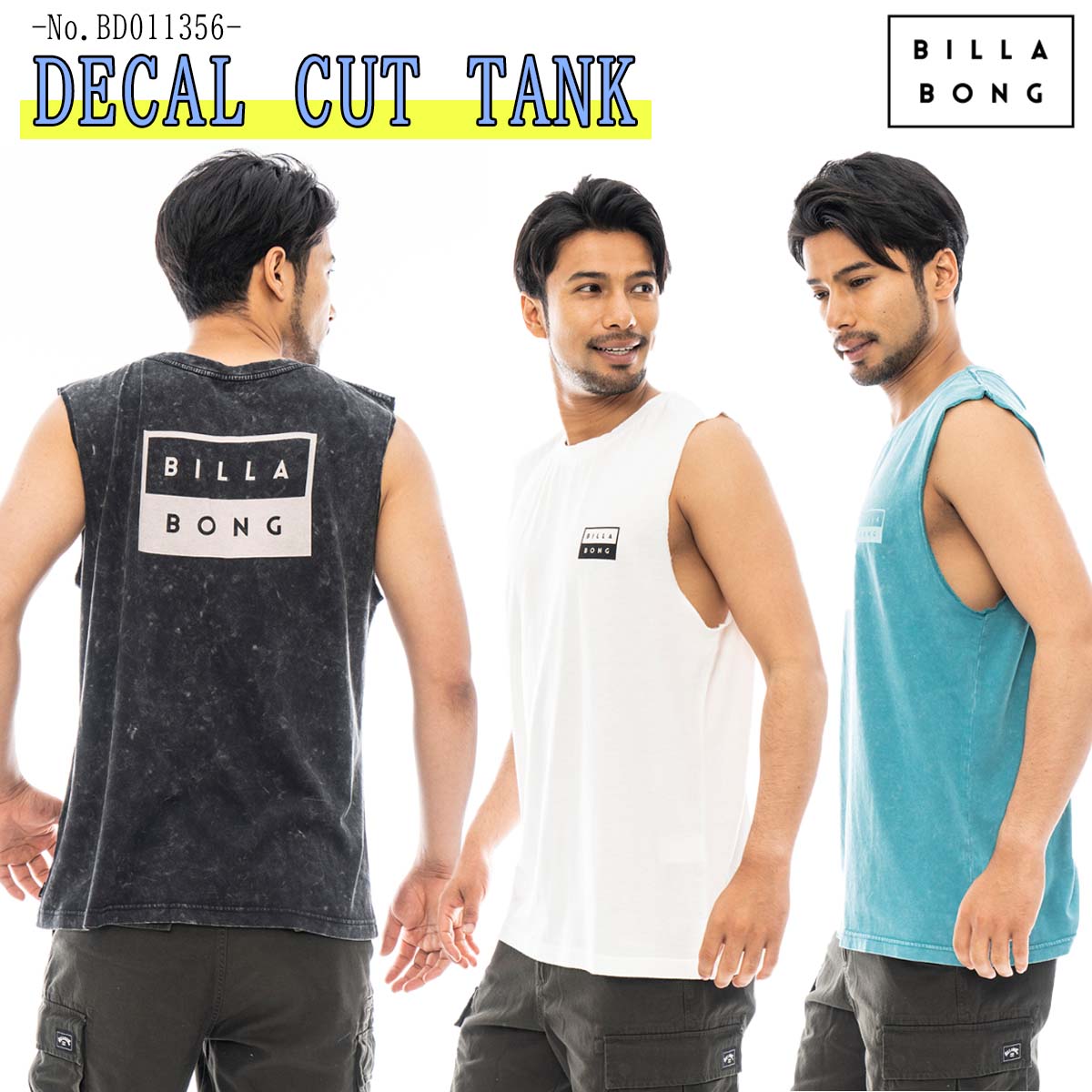 タンクトップ BILLABONG メンズ DECAL CUT TANK タンクトップ 「2023年