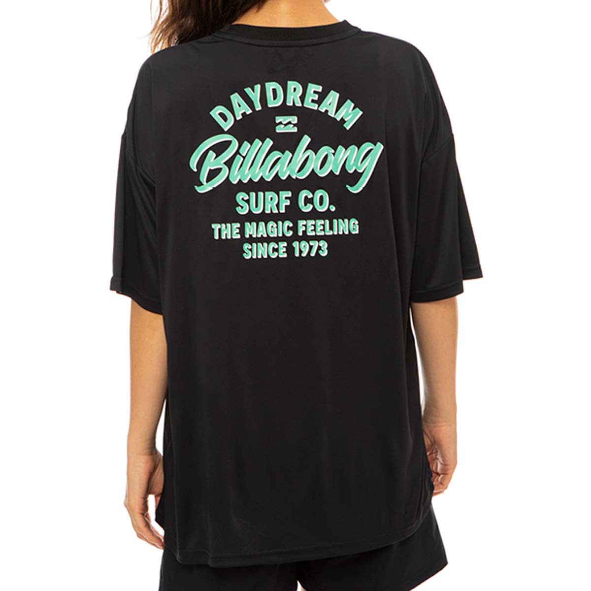 ラッシュガード レディース ビラボン 半袖 23 SS BILLABONG DOUBLE LAYER LOGO BIG RASH TEE サーフィン BD013-858 BD013858 日本正規品｜stradiy｜03