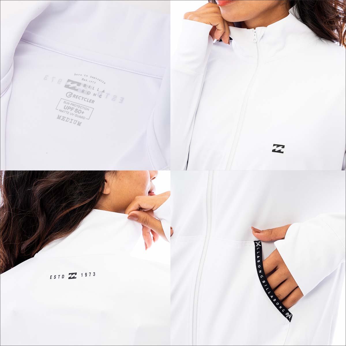 BILLABONG（ビラボン） 23 HS BILLABONG 長袖ラッシュガード ZIP UP