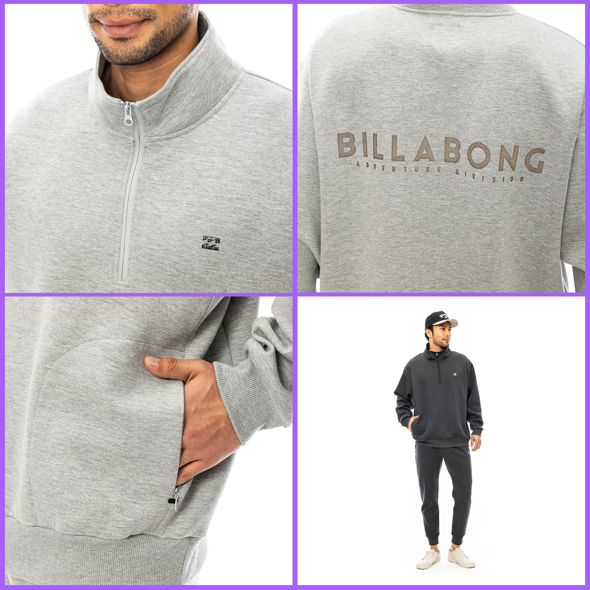 BILLABONG（ビラボン） 24 BILLABONG ハーフジップ WAVE LAYER HALF
