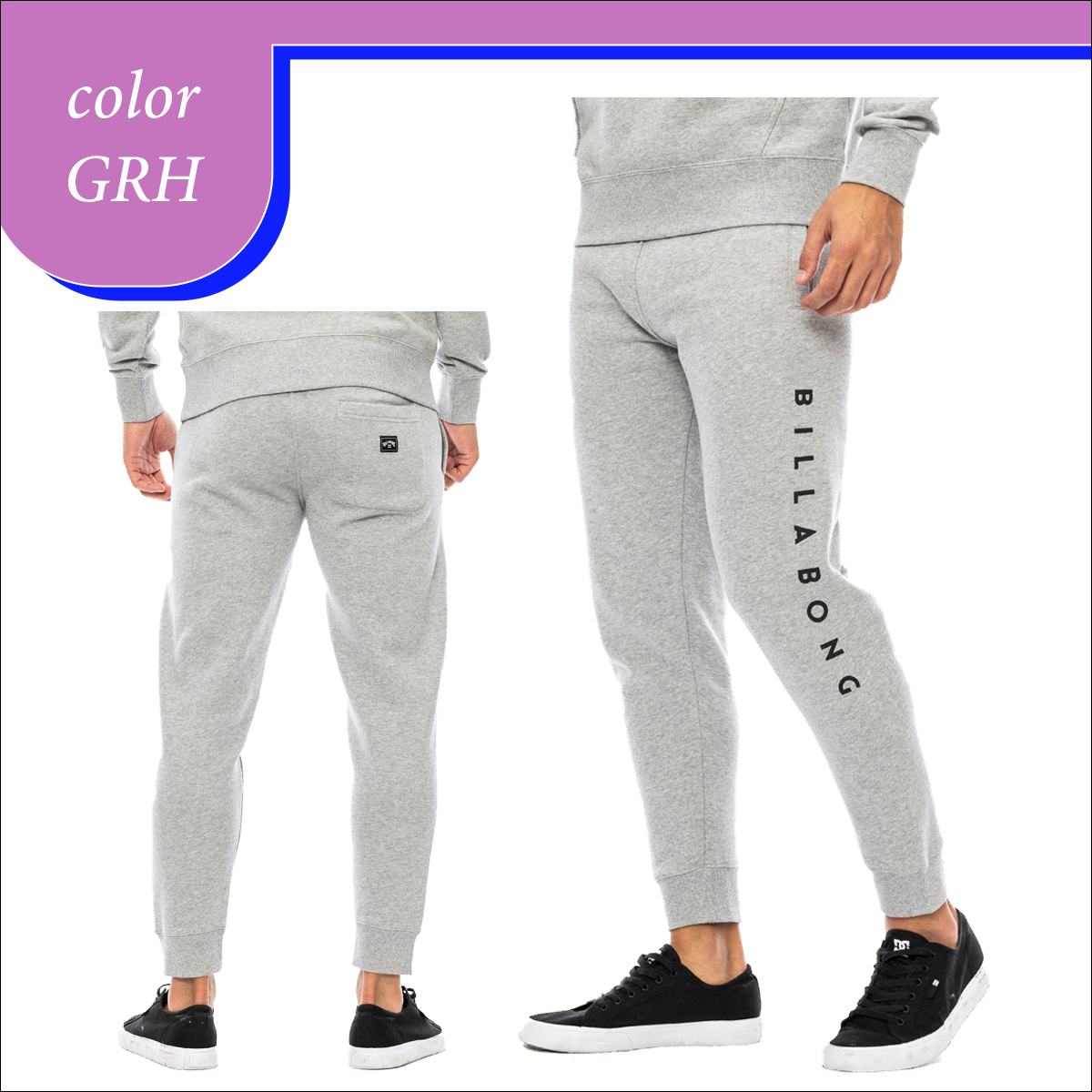 BILLABONG（ビラボン） 24 BILLABONG パンツ LOGO SET UP 長ズボン 裏
