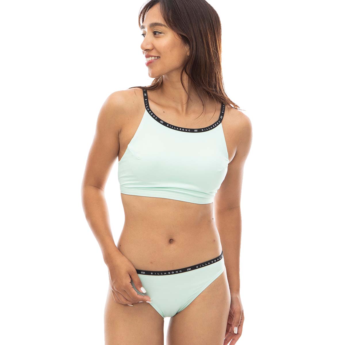 24 SS BILLABONG ビラボン 水着 LOGO TAPE HIGH NECK BIKINI ビキニ サーフィン レディース BE013802  日本正規品