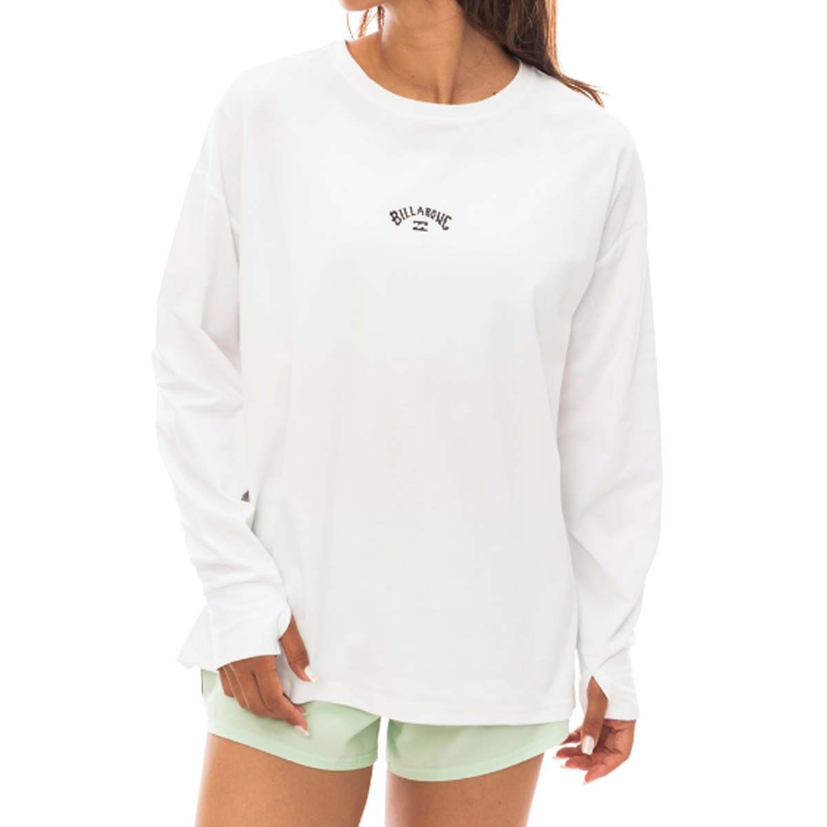 24 SS BILLABONG ビラボン 機能Tシャツ LOGO L/S TEE RASH 水陸両用 UPF50+ レディース BE013865 日本正規品｜stradiy｜04