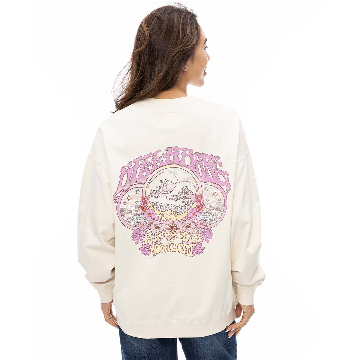 ビラボン Billabong レディース GRAPHIC LIGHT SWEAT クルーネック トレーナー be014002 ビラボン BILLABONG レディース サーフ スウェットトレーナー