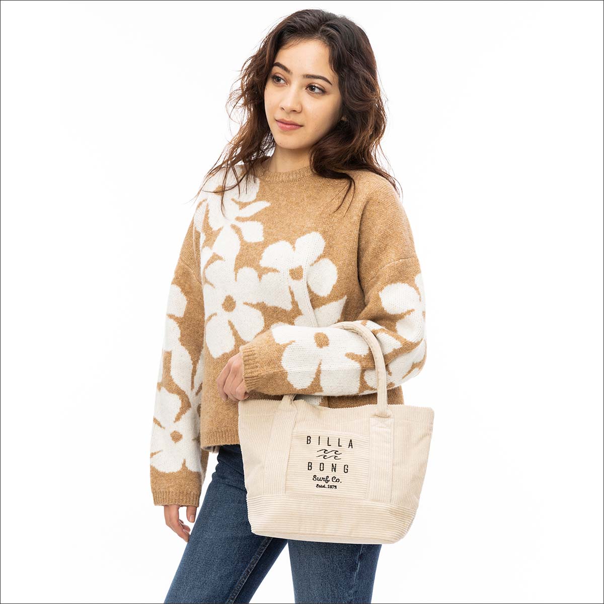 24 BILLABONG ビラボン バッグ CORDUROY MINI TOTE BAG 鞄