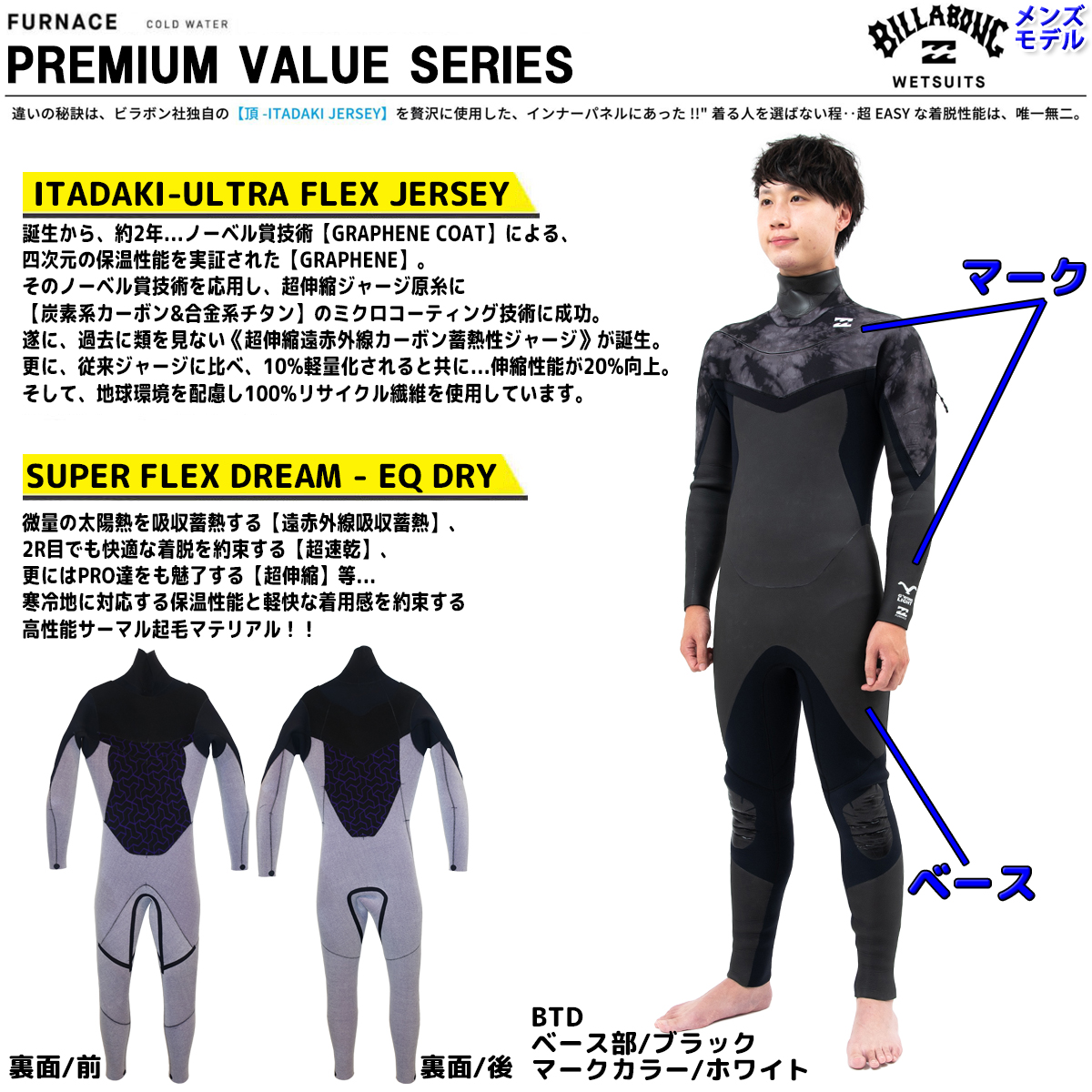 BILLABONG ライトドライ 3ミリ