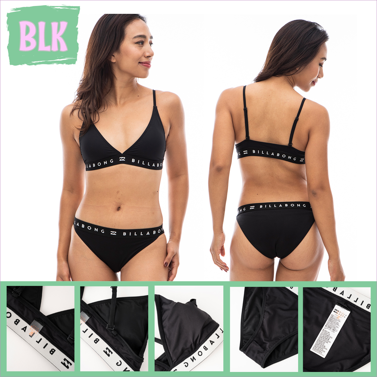 BILLABONG 24 HS ビラボン 水着 LOGO BAND TRIANGLE BIKINI