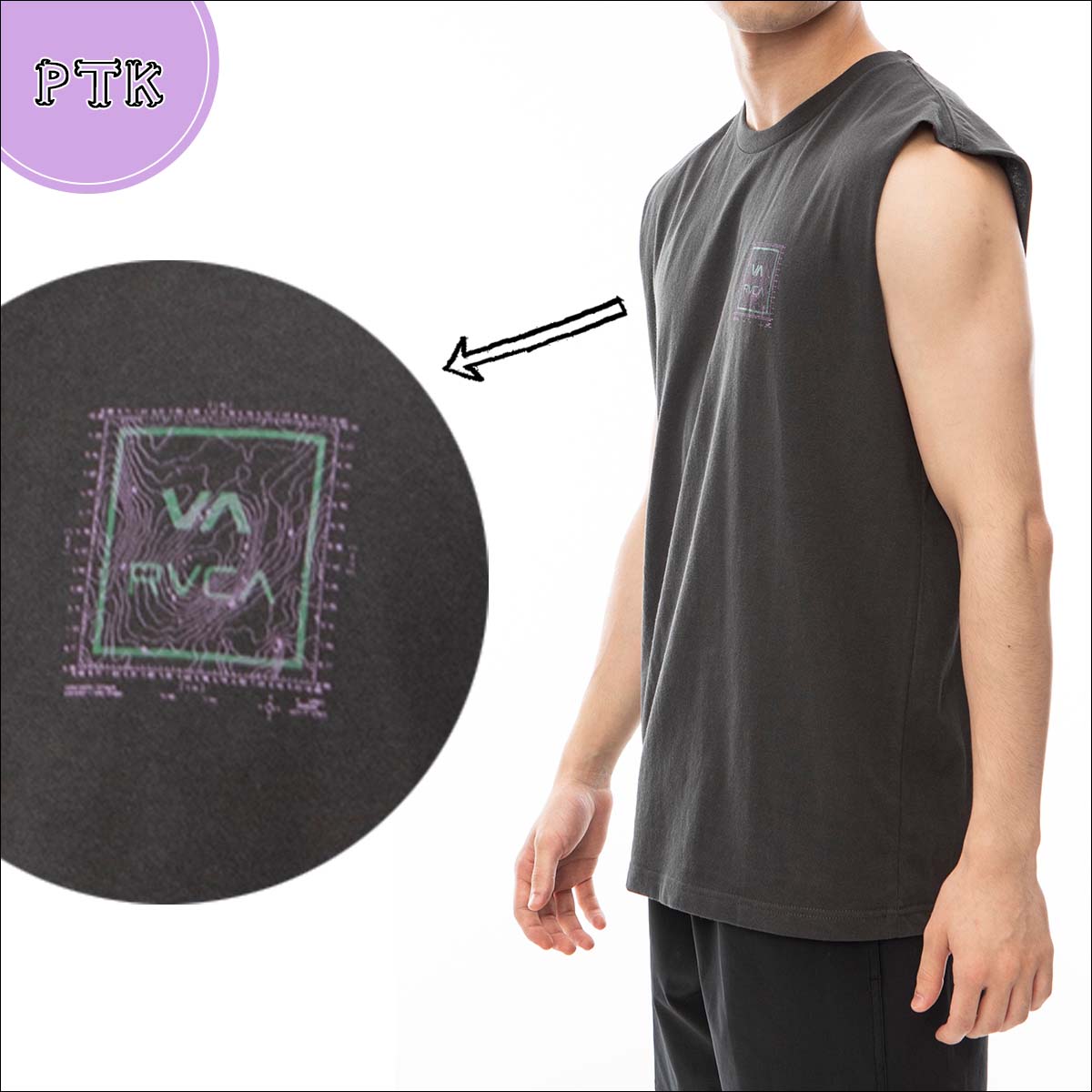 RVCA（ルーカ） 24 SS RVCA タンクトップ ノースリーブ カットオフ 