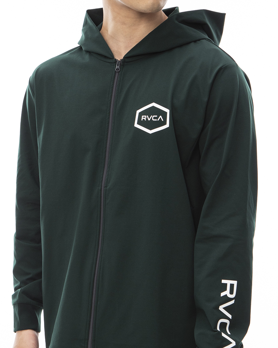 24 SS RVCA ルーカ ラッシュガード 長袖 ラッシュパーカー フーディー 