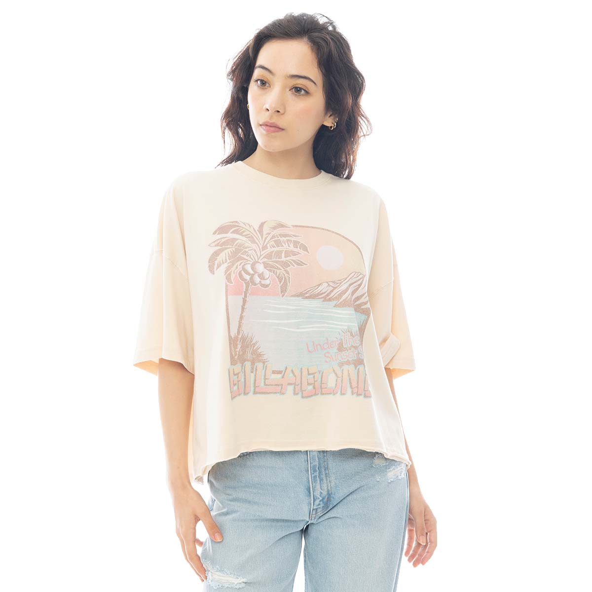 売れ筋商品|||ビラボン Tシャツ レディース トップス KEEP IT SIMPLE - Top - ams ビラボン レディース Tシャツ トップス KEEP IT SIMPLE - Top