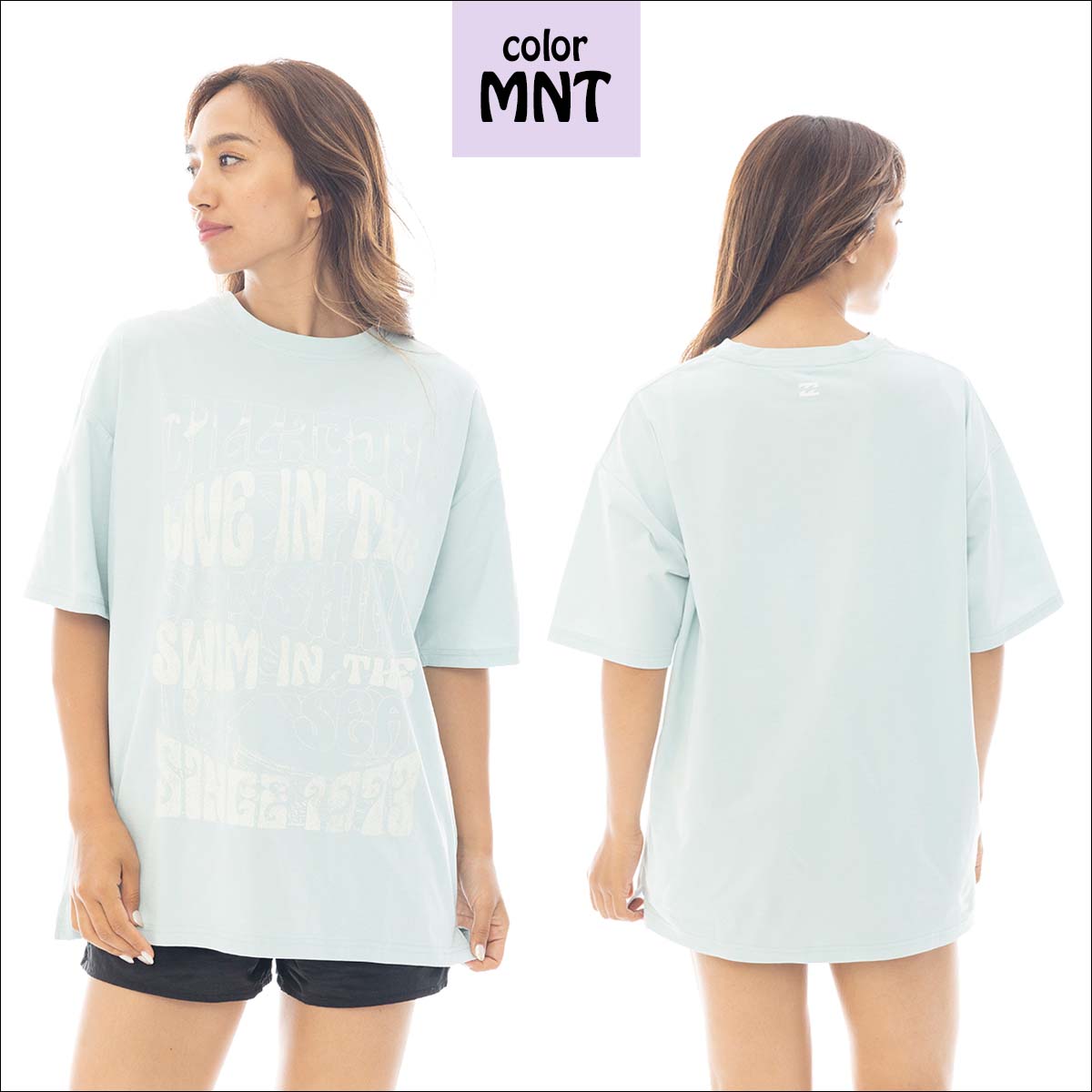 25 SS BILLABONG ビラボン Tシャツ 半袖 水陸両用 機能T ラッシュガード UVカット UPF50+ レディース ADIV RASH SS TEE BF013221 日本正規品 BILLABONG 25 SS ビラボン Tシャツ 半袖 水陸両用 機能T