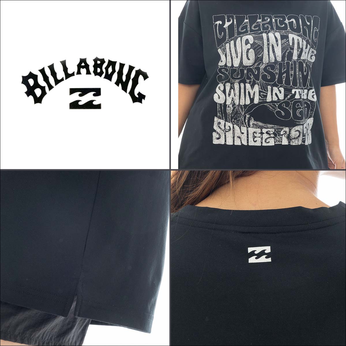 25 SS BILLABONG ビラボン Tシャツ 半袖 水陸両用 機能T ラッシュガード UVカット UPF50+ レディース ADIV RASH SS TEE BF013221 日本正規品 BILLABONG 25 SS ビラボン Tシャツ 半袖 水陸両用 機能T