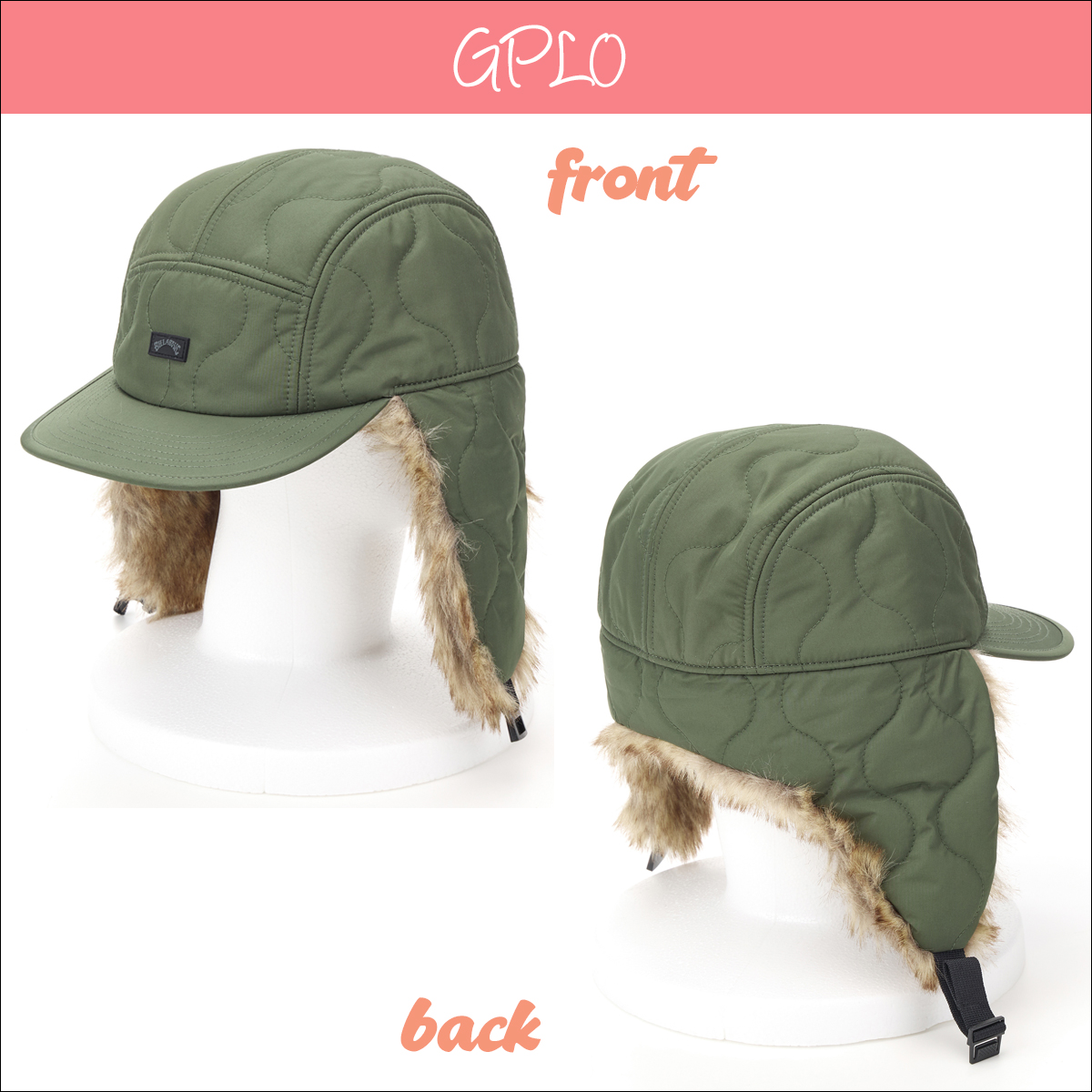 BILLABONG（ビラボン） 25 FW BILLABONG キャップ ADIV TRAPPER CAP