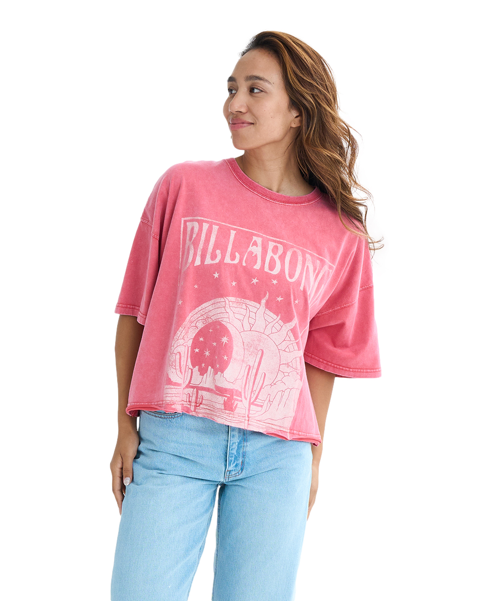 BILLABONG 25 ビラボン クロップドTシャツ 半袖 切りっぱなし