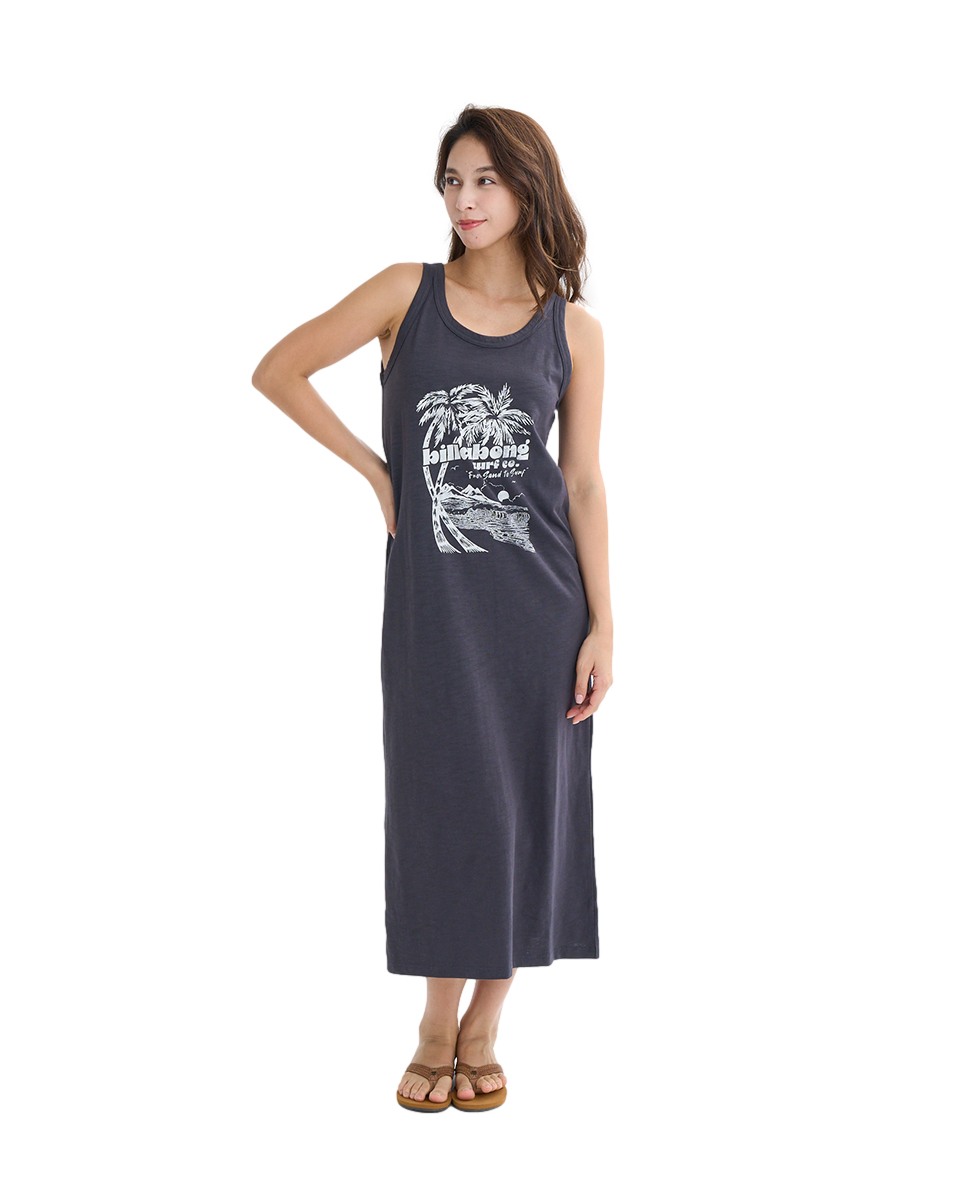 25 BILLABONG ビラボン ワンピース ロングドレス スリット サーフィン マリンスポーツ レディース GRAPHIC LOOSE ONEPIECE DRESS 2025年夏 BF01C350 日本正規品 BILLABONG 25 ビラボン ワンピース ロングドレス スリット