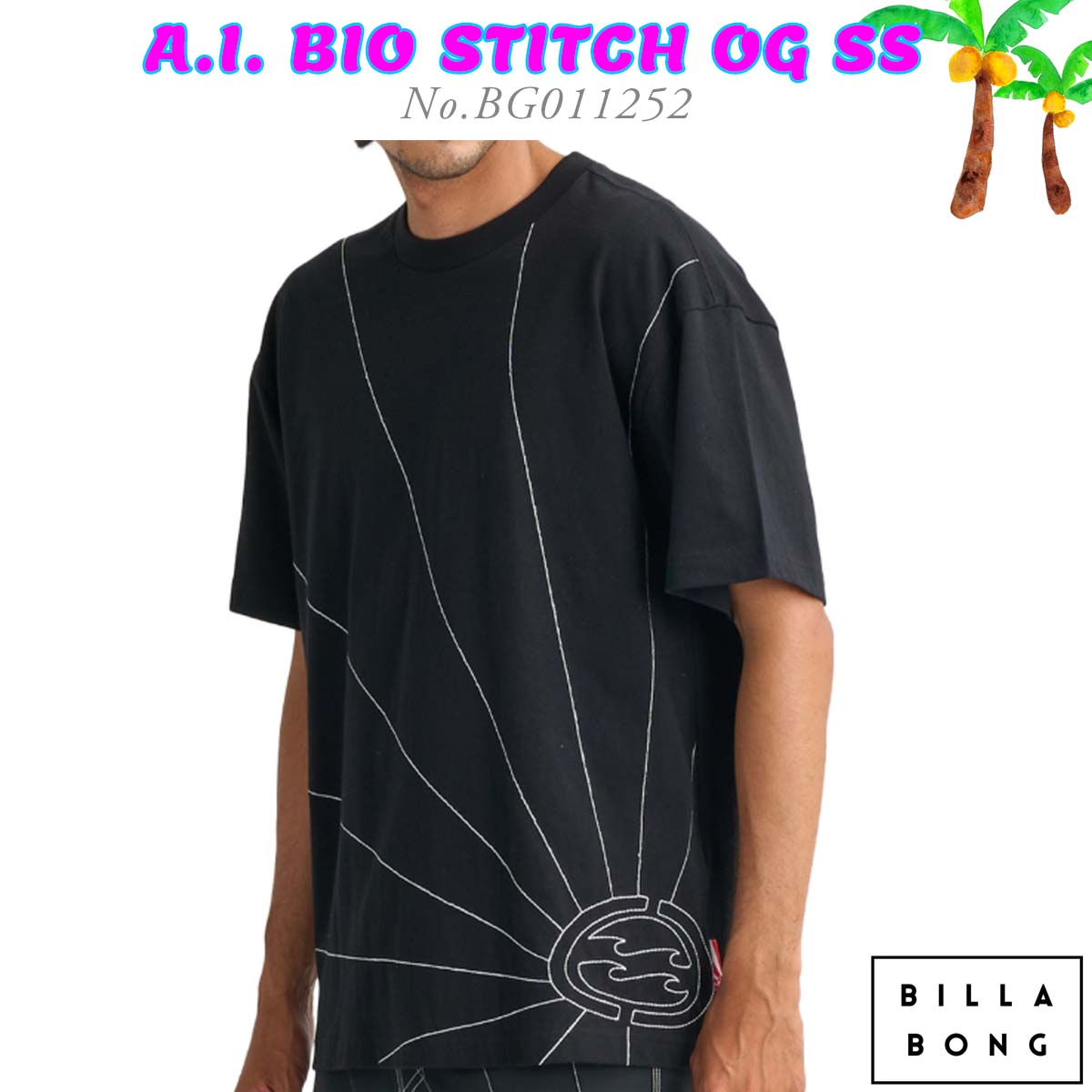 BILLABONG（ビラボン） 26 SS BILLABONG Tシャツ A.I. BIO STITCH OG bio tシャツ