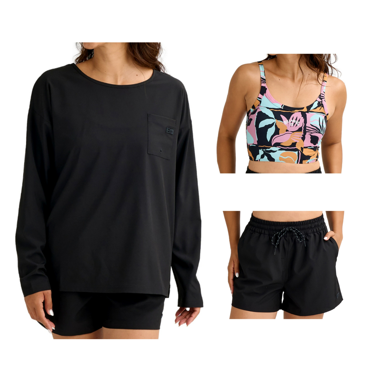 BILLABONG（ビラボン） 26 SS BILLABONG 水着 3点セット 長袖Tシャツ
