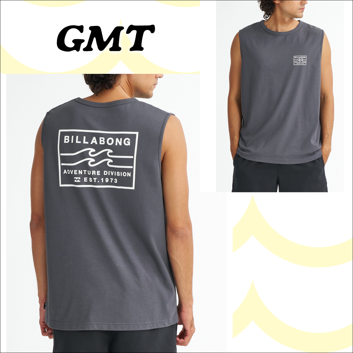 BILLABONG（ビラボン） 26 HS BILLABONG タンクトップ ADIV LOGO 袖