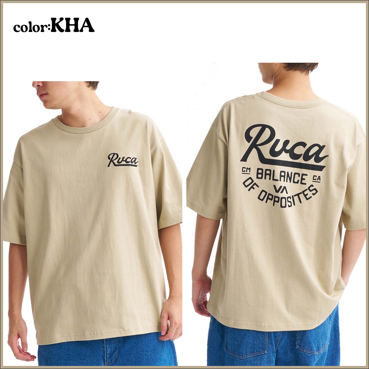 RVCA（ルーカ） 26SS RVCA Tシャツ 半袖 吸水速乾性 水陸両用