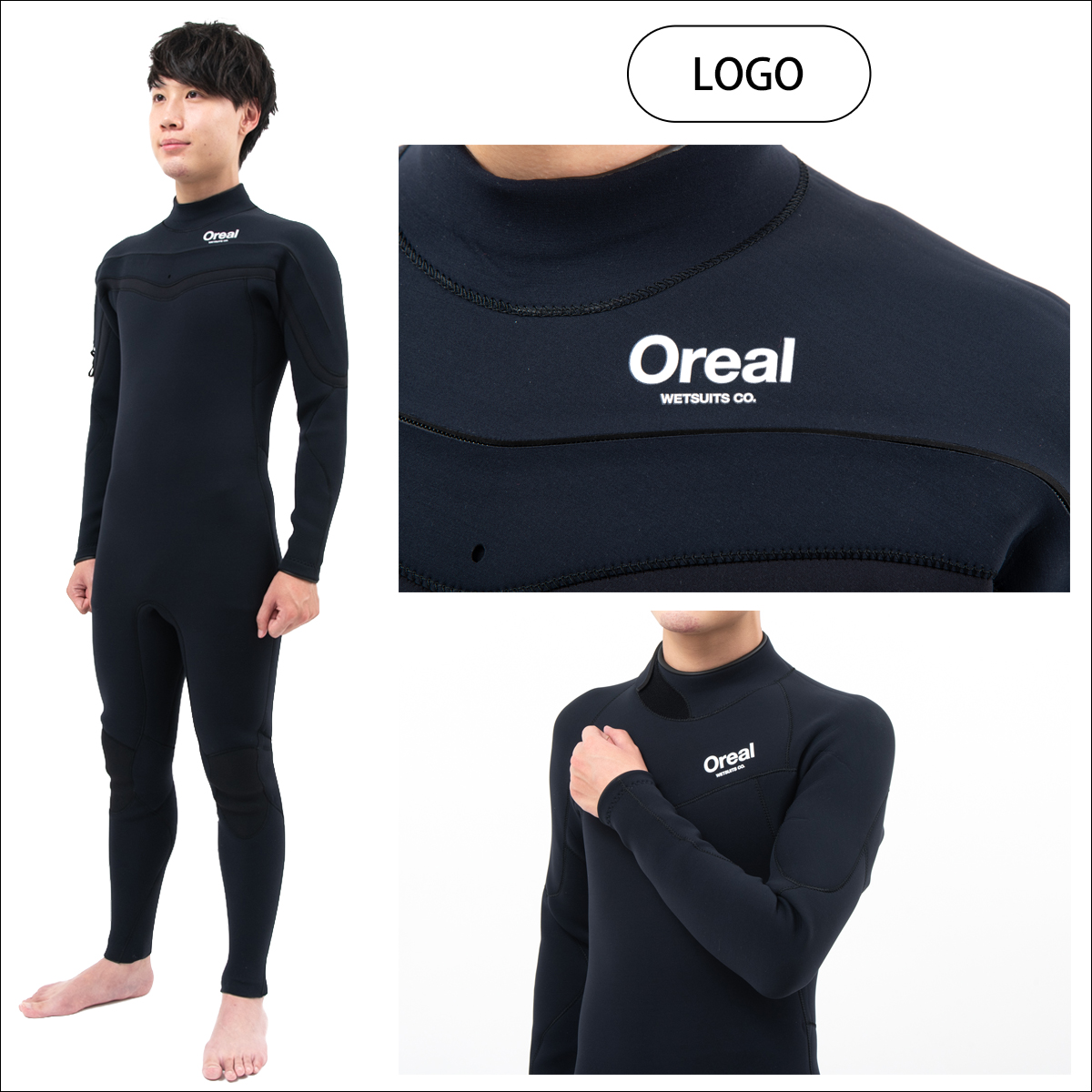 Oreal オリアル ロングチェストジップ フルスーツ サーフィン ウェット