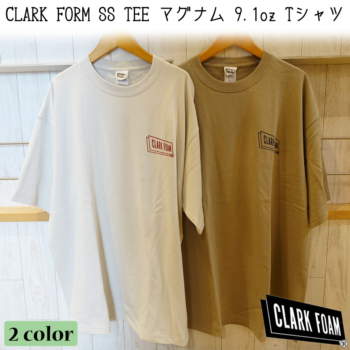 23 SS CLARK FORM クラークフォーム Tシャツ マグナム 9.1oz トップス