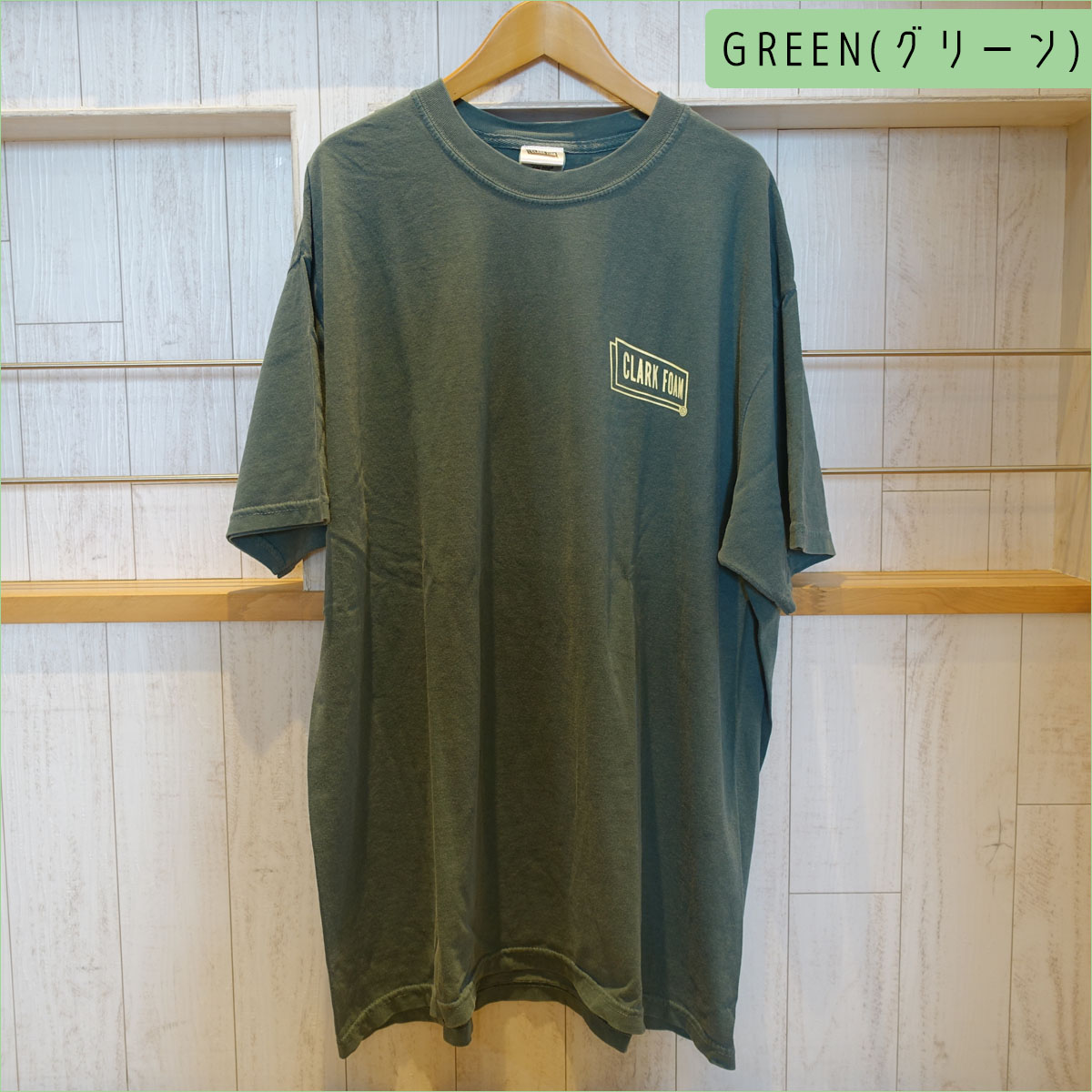 23 SS CLARK FOAM クラークフォーム Tシャツ PIGMENT トップス 半袖