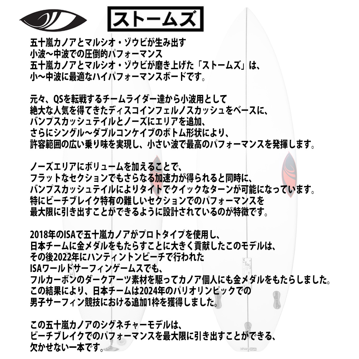 シャープアイ SHARP EYE STORMS ストームズ カスタムオーダー
